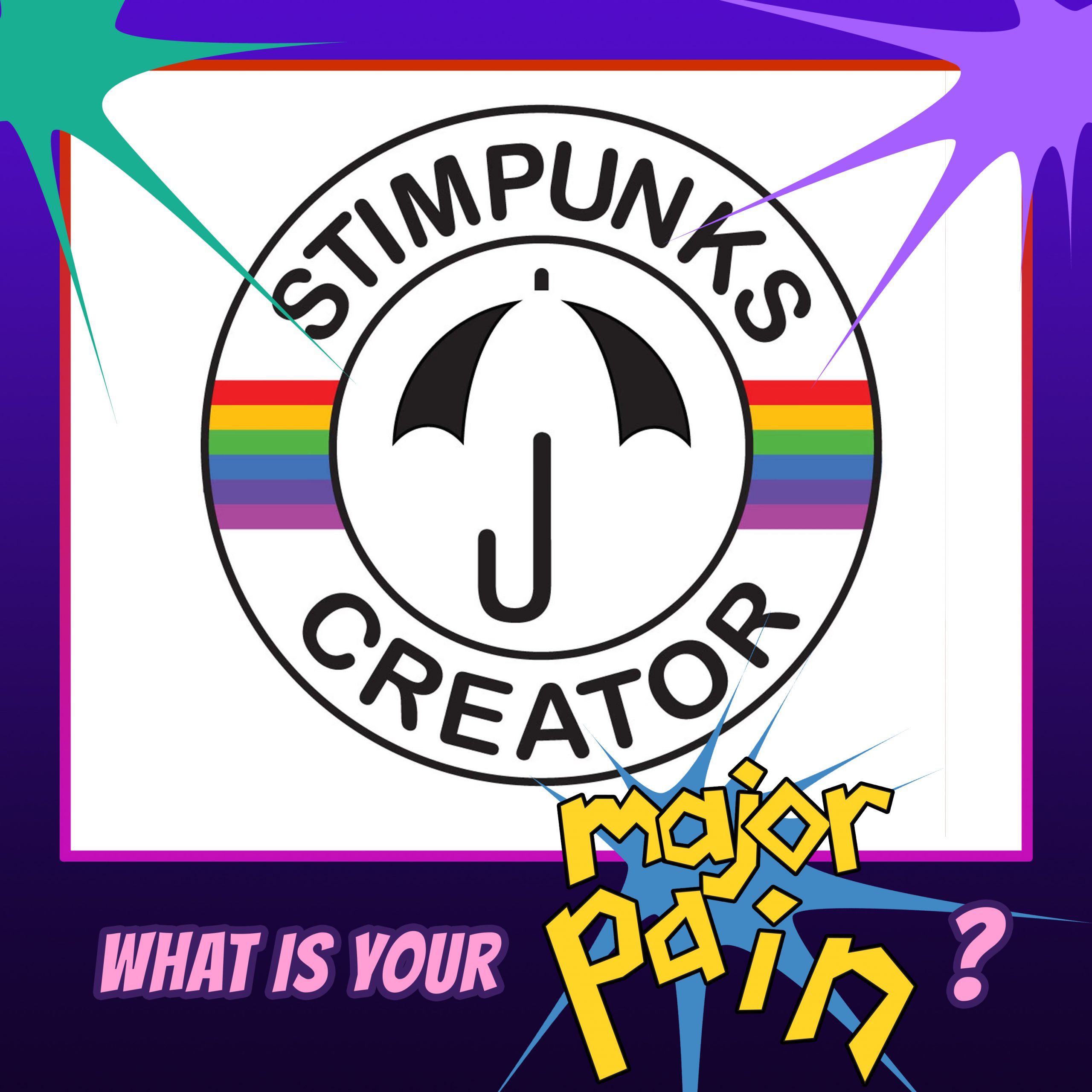 A logo for the Stimpunks Foundation